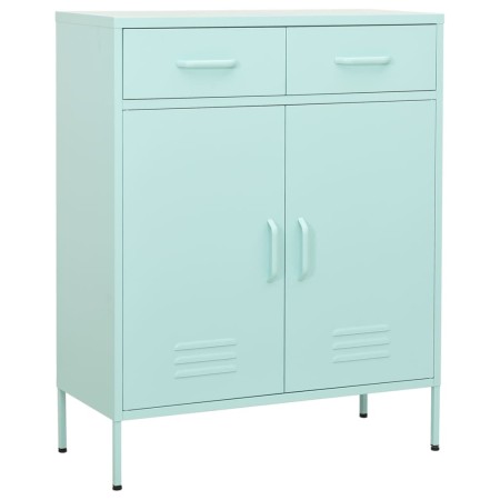 Mint green steel storage cabinet 80x35x101.5 cm by vidaXL, Lockers and storage cabinets - Ref: Foro24-336158, Price: 220,80 €...