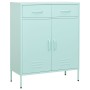 Mint green steel storage cabinet 80x35x101.5 cm by vidaXL, Lockers and storage cabinets - Ref: Foro24-336158, Price: 220,80 €...