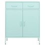 Mint green steel storage cabinet 80x35x101.5 cm by vidaXL, Lockers and storage cabinets - Ref: Foro24-336158, Price: 220,80 €...