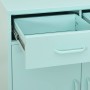 Mint green steel storage cabinet 80x35x101.5 cm by vidaXL, Lockers and storage cabinets - Ref: Foro24-336158, Price: 220,80 €...