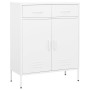 White steel storage cabinet 80x35x101.5 cm by vidaXL, Lockers and storage cabinets - Ref: Foro24-336161, Price: 211,81 €, Dis...