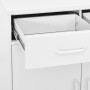 White steel storage cabinet 80x35x101.5 cm by vidaXL, Lockers and storage cabinets - Ref: Foro24-336161, Price: 211,81 €, Dis...