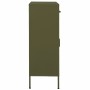 Olive green steel storage cabinet 80x35x101.5 cm by vidaXL, Lockers and storage cabinets - Ref: Foro24-336162, Price: 202,99 ...