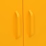 Mustard yellow steel storage cabinet 80x35x101.5 cm by vidaXL, Lockers and storage cabinets - Ref: Foro24-336164, Price: 183,...