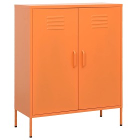 Orange steel storage cabinet 80x35x101.5 cm by vidaXL, Lockers and storage cabinets - Ref: Foro24-336165, Price: 212,99 €, Di...