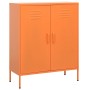 Orange steel storage cabinet 80x35x101.5 cm by vidaXL, Lockers and storage cabinets - Ref: Foro24-336165, Price: 203,63 €, Di...