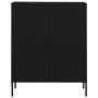 Black steel storage cabinet 80x35x101.5 cm by vidaXL, Lockers and storage cabinets - Ref: Foro24-336169, Price: 180,90 €, Dis...