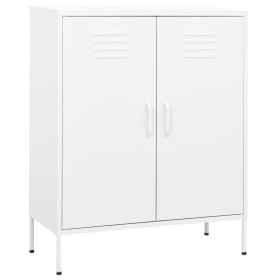 White steel storage cabinet 80x35x101.5 cm by vidaXL, Lockers and storage cabinets - Ref: Foro24-336170, Price: 199,20 €, Dis...