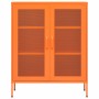 Steel storage cabinet orange 80x35x101.5 cm by vidaXL, Lockers and storage cabinets - Ref: Foro24-336174, Price: 179,15 €, Di...