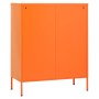 Steel storage cabinet orange 80x35x101.5 cm by vidaXL, Lockers and storage cabinets - Ref: Foro24-336174, Price: 179,15 €, Di...