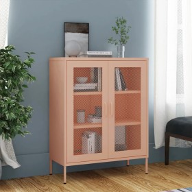 Pink steel storage cabinet 80x35x101.5 cm by vidaXL, Lockers and storage cabinets - Ref: Foro24-336175, Price: 194,02 €, Disc...