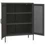 Anthracite gray steel storage cabinet 80x35x101.5 cm by vidaXL, Lockers and storage cabinets - Ref: Foro24-336177, Price: 175...