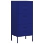 Navy blue steel storage cabinet 42.5x35x101.5 cm by vidaXL, Lockers and storage cabinets - Ref: Foro24-336181, Price: 143,31 ...