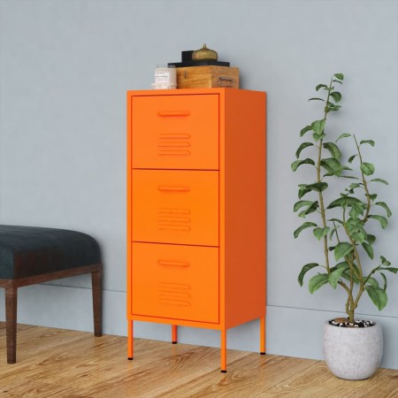 Steel storage cabinet orange 42.5x35x101.5 cm by vidaXL, Lockers and storage cabinets - Ref: Foro24-336183, Price: 161,47 €, ...