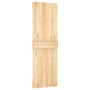 Puerta corredera con herrajes madera maciza de pino 70x210 cm de vidaXL, Puertas - Ref: Foro24-3203094, Precio: 183,09 €, Des...