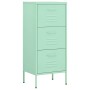 Mint green steel storage cabinet 42.5x35x101.5 cm by vidaXL, Lockers and storage cabinets - Ref: Foro24-336185, Price: 142,61...