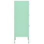 Mint green steel storage cabinet 42.5x35x101.5 cm by vidaXL, Lockers and storage cabinets - Ref: Foro24-336185, Price: 142,61...