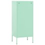 Mint green steel storage cabinet 42.5x35x101.5 cm by vidaXL, Lockers and storage cabinets - Ref: Foro24-336185, Price: 142,61...