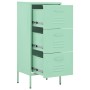 Mint green steel storage cabinet 42.5x35x101.5 cm by vidaXL, Lockers and storage cabinets - Ref: Foro24-336185, Price: 142,61...