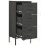 Anthracite steel storage cabinet 42.5x35x101.5 cm by vidaXL, Lockers and storage cabinets - Ref: Foro24-336186, Price: 149,05...