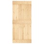 Puerta corredera con herrajes madera maciza de pino 95x210 cm de vidaXL, Puertas - Ref: Foro24-3203234, Precio: 169,98 €, Des...