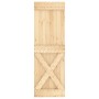 Sliding door with solid pine wood fittings 70x210 cm by vidaXL, Doors - Ref: Foro24-3203242, Price: 163,98 €, Discount: %