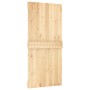 Sliding door with solid pine wood fittings 95x210 cm by vidaXL, Doors - Ref: Foro24-3203246, Price: 195,98 €, Discount: %