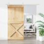 Sliding door with solid pine wood fittings 95x210 cm by vidaXL, Doors - Ref: Foro24-3203270, Price: 194,99 €, Discount: %