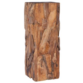 Solid teak wood side table 30x30x80 cm by vidaXL, Side tables - Ref: Foro24-288807, Price: 130,30 €, Discount: %