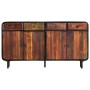 Aparador de madera maciza reciclada 140x35x76 cm de vidaXL, Aparadores - Ref: Foro24-282885, Precio: 489,99 €, Descuento: %