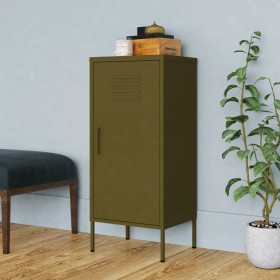 Olive green steel storage cabinet 42.5x35x101.5 cm by vidaXL, Lockers and storage cabinets - Ref: Foro24-336189, Price: 119,9...