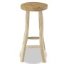 Teak wood kitchen stool by vidaXL, Kitchen stools - Ref: Foro24-244545, Price: 127,98 €, Discount: %