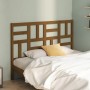 Honey brown solid pine wood bed headboard 146x4x104 cm by vidaXL, Headboards and footboards - Ref: Foro24-818193, Price: 54,1...