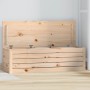 Caja de almacenaje madera maciza de pino 109x36,5x33 cm de vidaXL, Armarios y almacenamiento - Ref: Foro24-823624, Precio: 93...