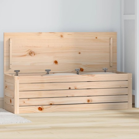 Solid pine wood storage box 109x36.5x33 cm by vidaXL, Closets and storage - Ref: Foro24-823624, Price: 93,18 €, Discount: %