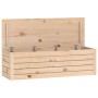 Caja de almacenaje madera maciza de pino 109x36,5x33 cm de vidaXL, Armarios y almacenamiento - Ref: Foro24-823624, Precio: 93...