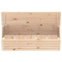 Caja de almacenaje madera maciza de pino 109x36,5x33 cm de vidaXL, Armarios y almacenamiento - Ref: Foro24-823624, Precio: 93...