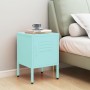 Mint green steel nightstand 35x35x51 cm by vidaXL, Nightstands - Ref: Foro24-336212, Price: 83,03 €, Discount: %