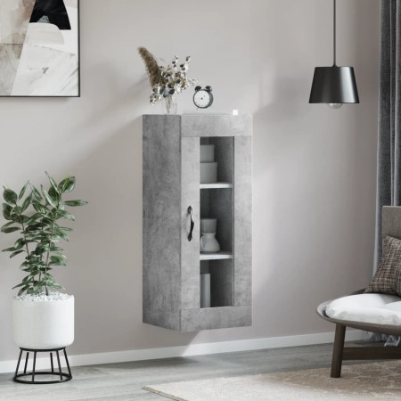 Concrete gray wall cabinet 34.5x34x90 cm by vidaXL, Sideboards - Ref: Foro24-835006, Price: 48,56 €, Discount: %