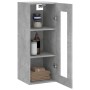 Concrete gray wall cabinet 34.5x34x90 cm by vidaXL, Sideboards - Ref: Foro24-835006, Price: 48,56 €, Discount: %