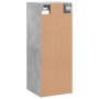 Armario de pared gris hormigón 34,5x34x90 cm de vidaXL, Aparadores - Ref: Foro24-835006, Precio: 48,56 €, Descuento: %