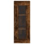 Armario de pared roble ahumado 34,5x34x90 cm de vidaXL, Aparadores - Ref: Foro24-835007, Precio: 48,19 €, Descuento: %