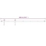 Kit herrajes para puertas correderas de 200 cm de acero blanco de vidaXL, Marcos de puertas - Ref: Foro24-151702, Precio: 73,...