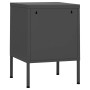 Anthracite steel bedside table 35x35x51 cm by vidaXL, Nightstands - Ref: Foro24-336213, Price: 71,93 €, Discount: %