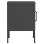 Anthracite steel bedside table 35x35x51 cm by vidaXL, Nightstands - Ref: Foro24-336213, Price: 71,93 €, Discount: %