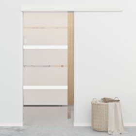 Sliding door with soft stop ESG glass and aluminum 76x205 cm by vidaXL, Doors - Ref: Foro24-288061, Price: 187,99 €, Discount: %