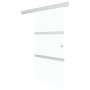 Sliding door with soft stop ESG glass and aluminum 76x205 cm by vidaXL, Doors - Ref: Foro24-288061, Price: 188,91 €, Discount: %