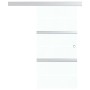 Sliding door with soft stop ESG glass and aluminum 76x205 cm by vidaXL, Doors - Ref: Foro24-288061, Price: 188,91 €, Discount: %