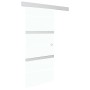 Puerta corredera con topes suaves vidrio ESG aluminio 76x205 cm de vidaXL, Puertas - Ref: Foro24-288055, Precio: 259,99 €, De...