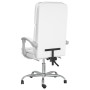 White synthetic leather massage reclining office chair by vidaXL, Office chairs - Ref: Foro24-349692, Price: 145,99 €, Discou...